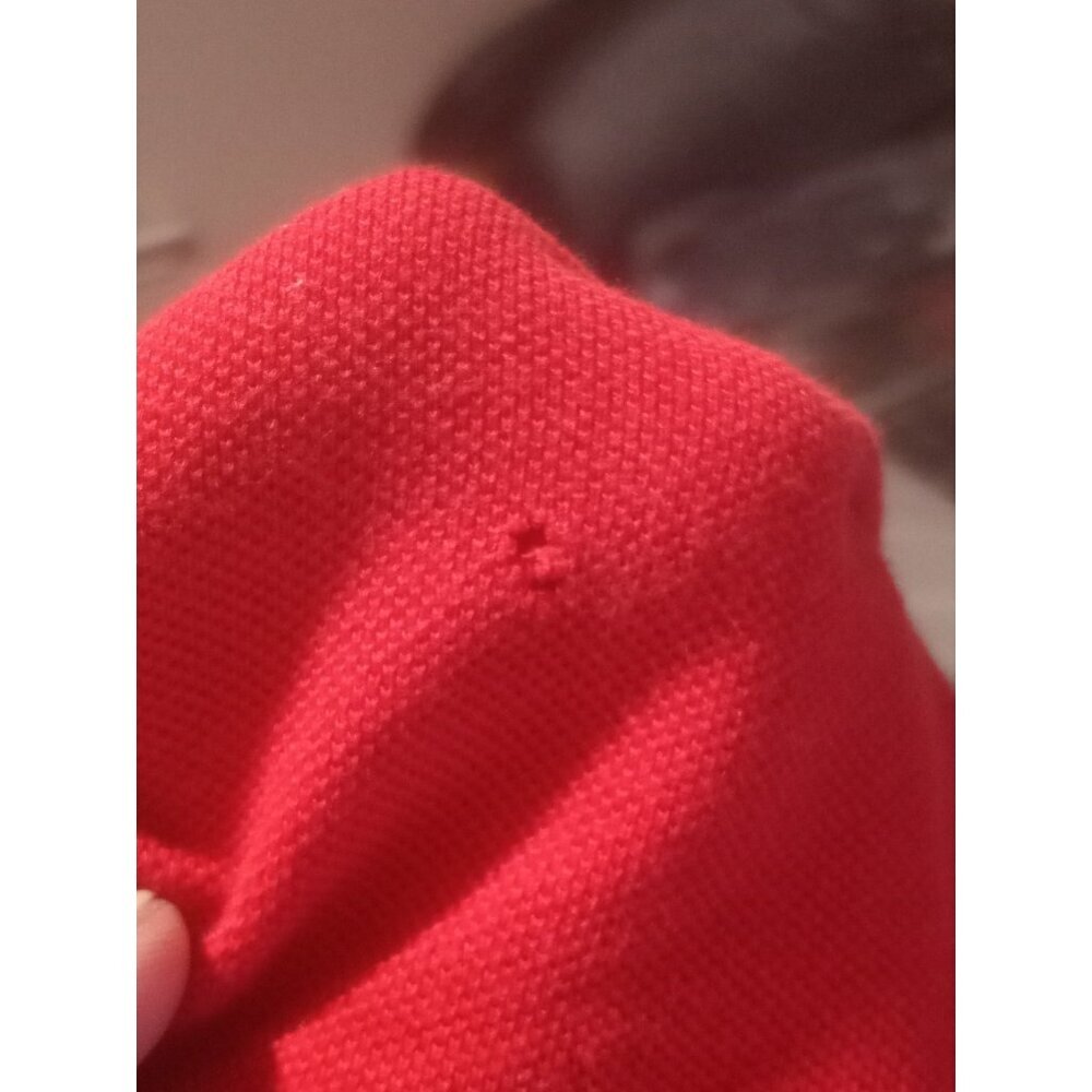 Lacoste Short Sleeve  Polo Shirt Red Men's Size 8 USA 2XL Alligator France - Picture 2 of 14